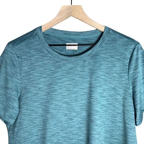Mondetta Women’s Space Dye Active Tee in Arctic Combo - Size M - Picture 3 of 7